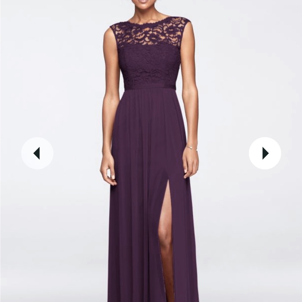 COPY - David's Bridal Plum Bridesmaid dress...